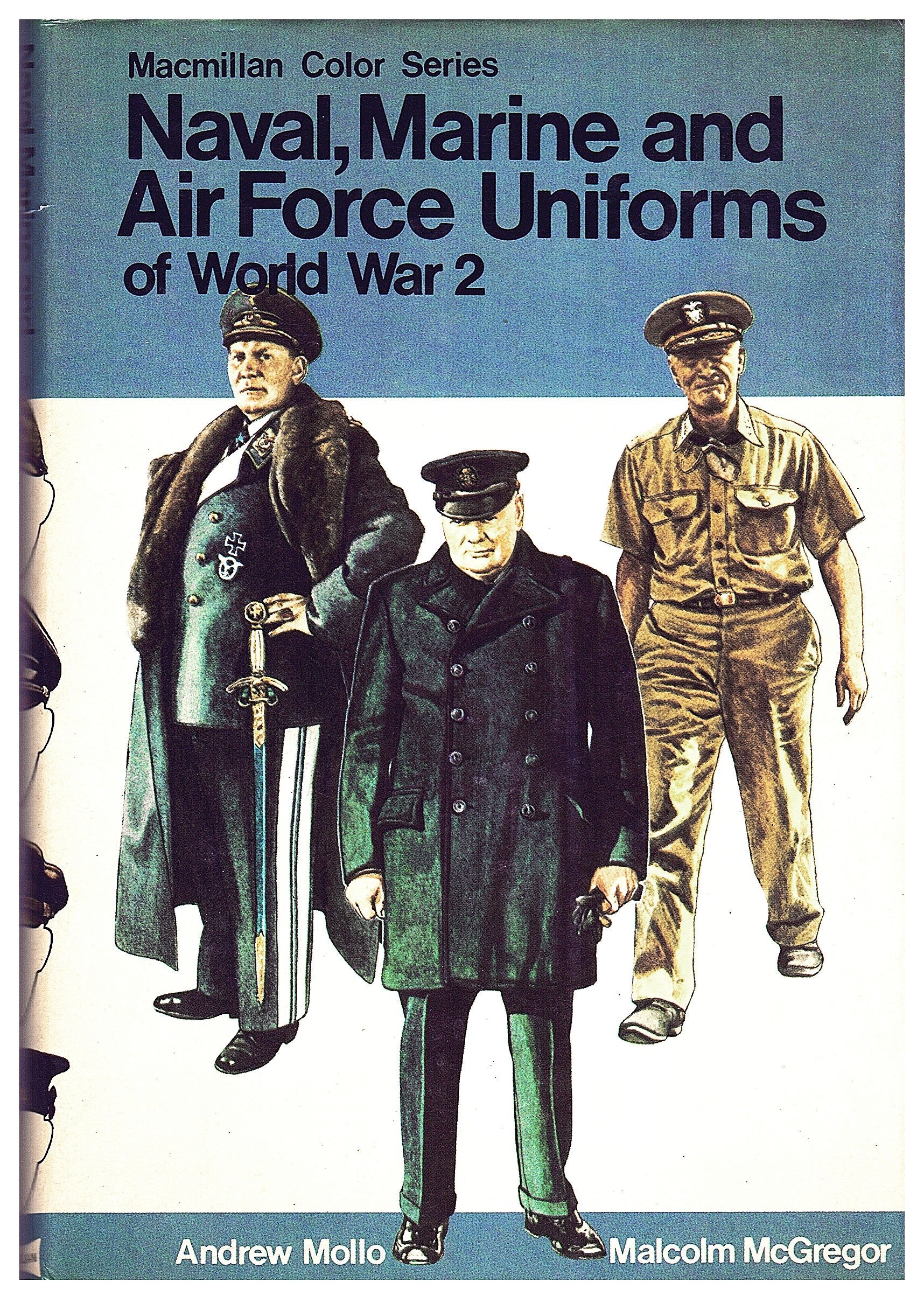 Naval, Marine And Air Force Uniforms Of World War 2,Used