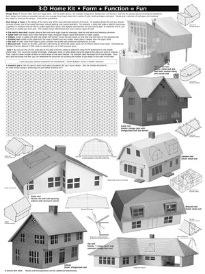 3D Home Kit: All You Need to Construct a Model of Your Own Home or Addition,New