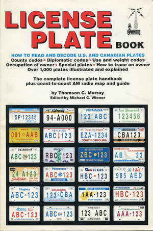 License Plate Book,Used