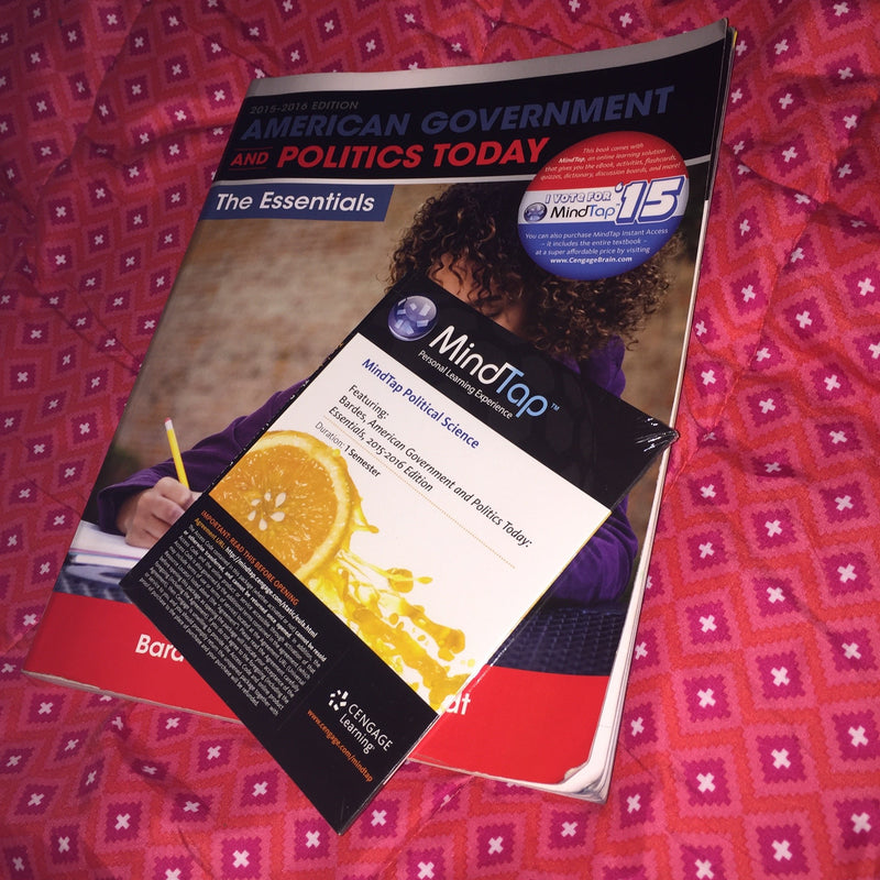 American Government and Politics Today: Essentials 20152016 Edition (with MindTap Political Science, 1 term (6 months) Printed ,Used