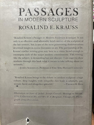 Passages In Modern Sculpture,Used