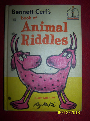 Bennett Cerf s Book of Animal Riddles (I Can Read It All by Myself Beginner Books)