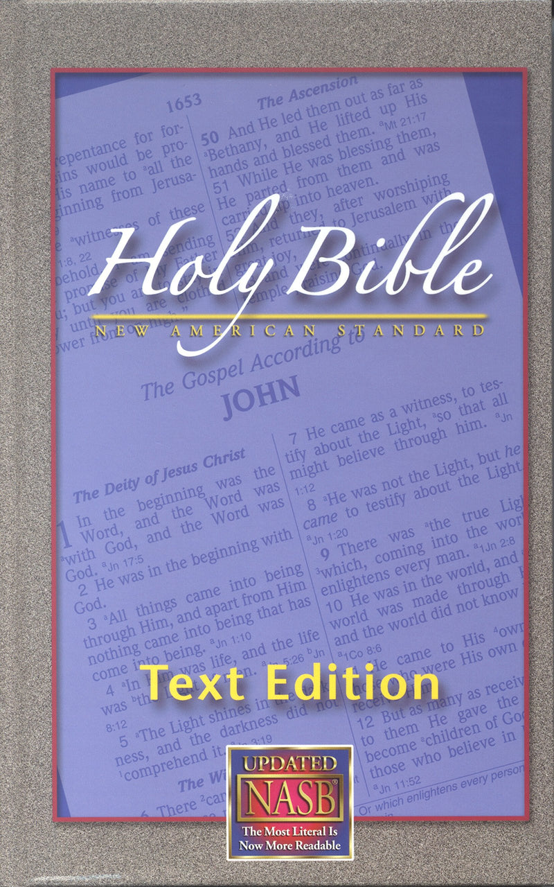 New American Standard Holy Bible Text Edition (Large Print),Used