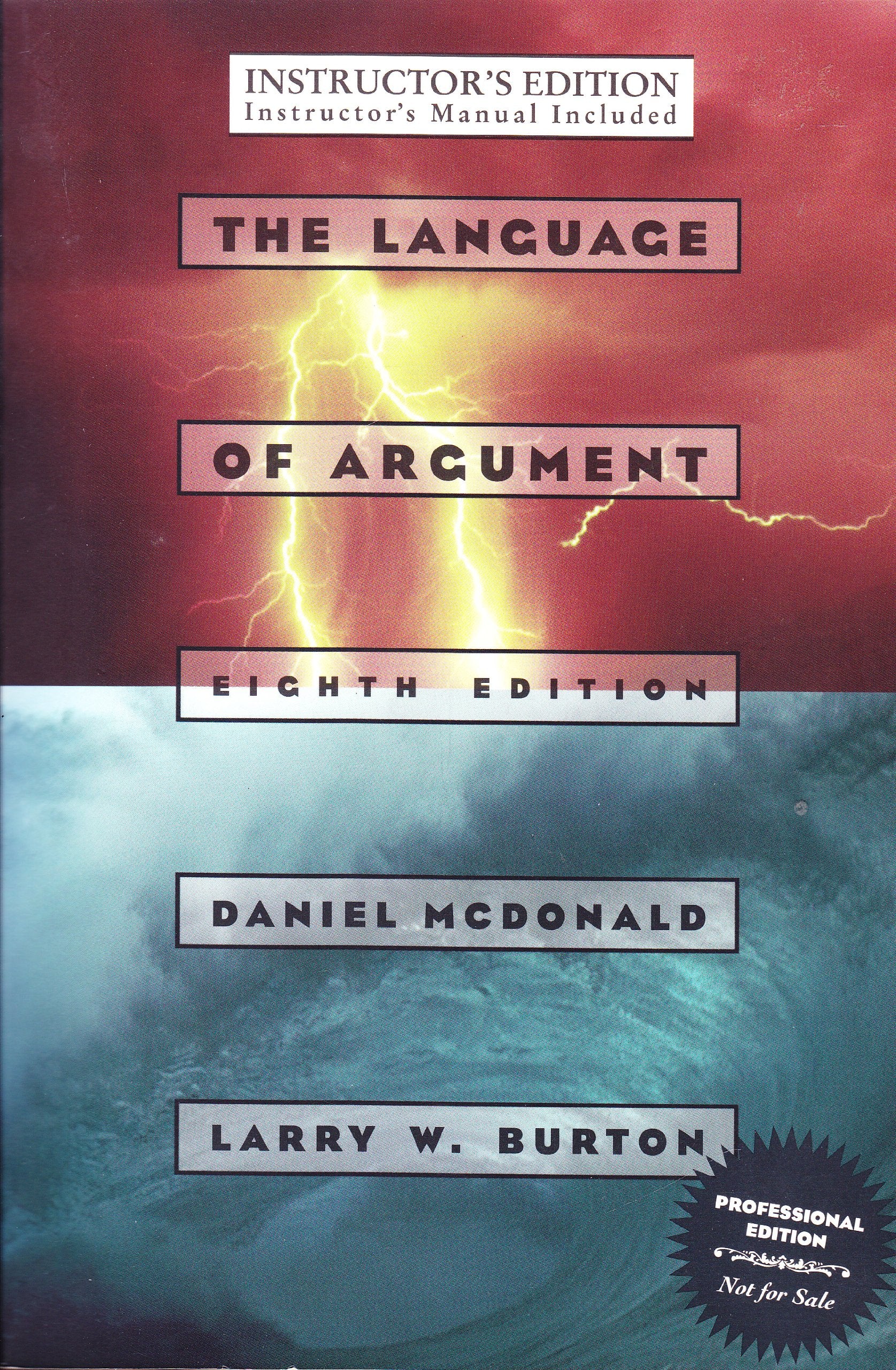 The Language of Argument,New