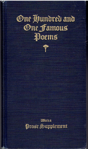 One Hundred And One Famous Poems: With A Prose Supplement,Used