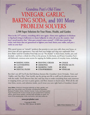 Grandma Putt's OldTime Vinegar, Garlic, Baking Soda, and 101 More Problem Solvers: 2,500 Super Solutions for Your Home, Health,,Used