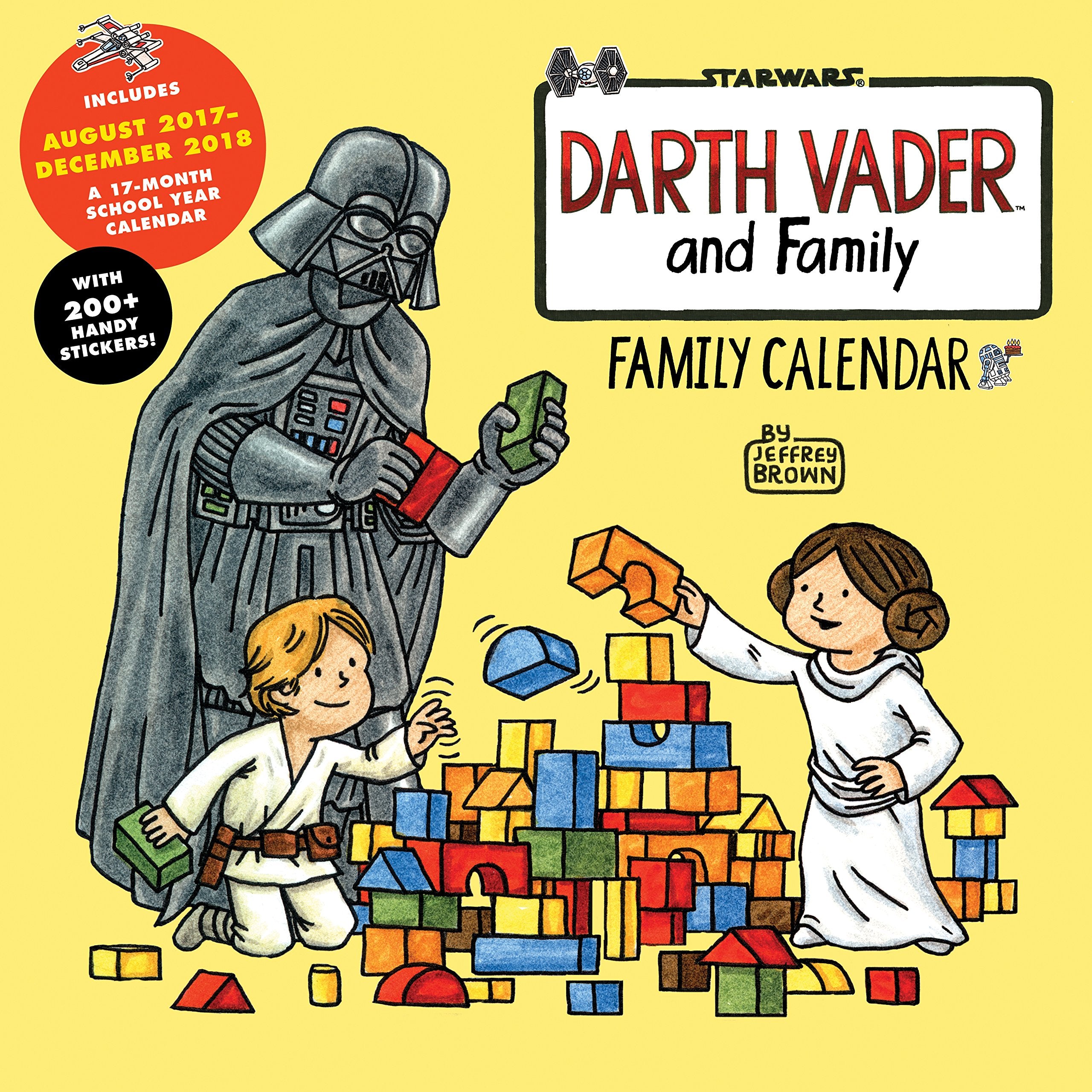 Darth Vader And Family 2018 Family Wall Calendar