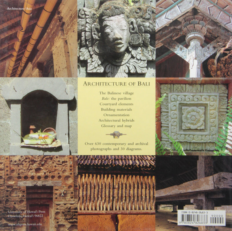 Architecture of Bali: A Source Book of Traditional and Modern Forms (Latitude 20 Books),Used