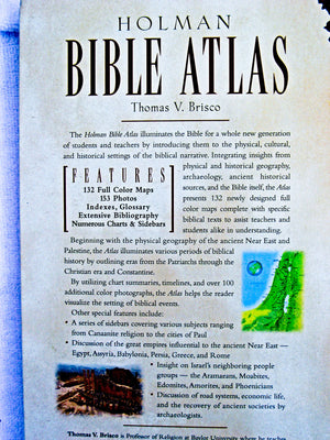 Holman Bible Atlas: A Complete Guide To The Expansive Geography Of Biblical History