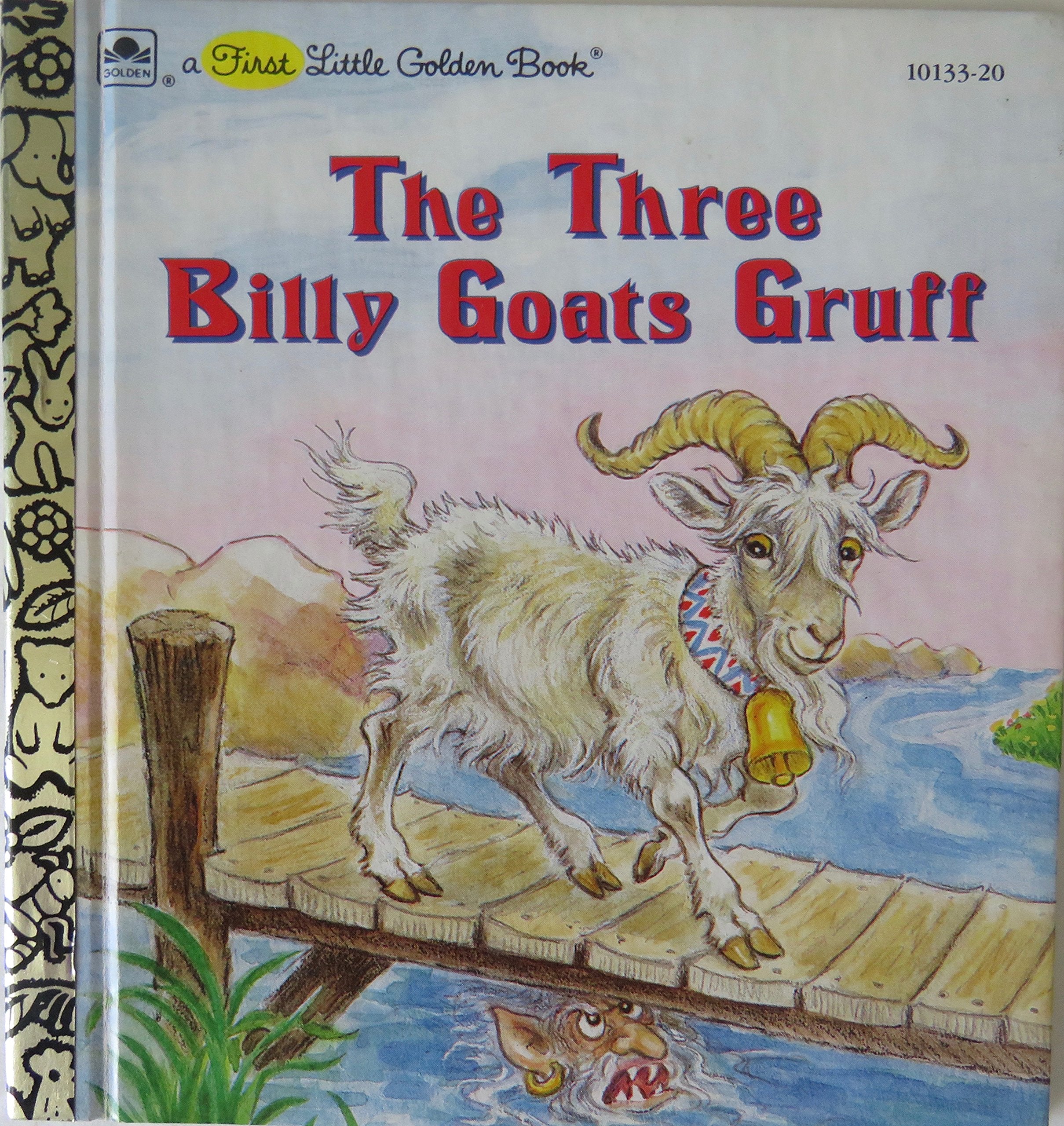 The Three Billy Goats Gruff (A First Little Golden Book) (English and Norwegian Edition),New