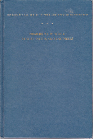 Numerical Methods For Scientists And Engineers (International Series In Pure & Applied Mathematics),Used