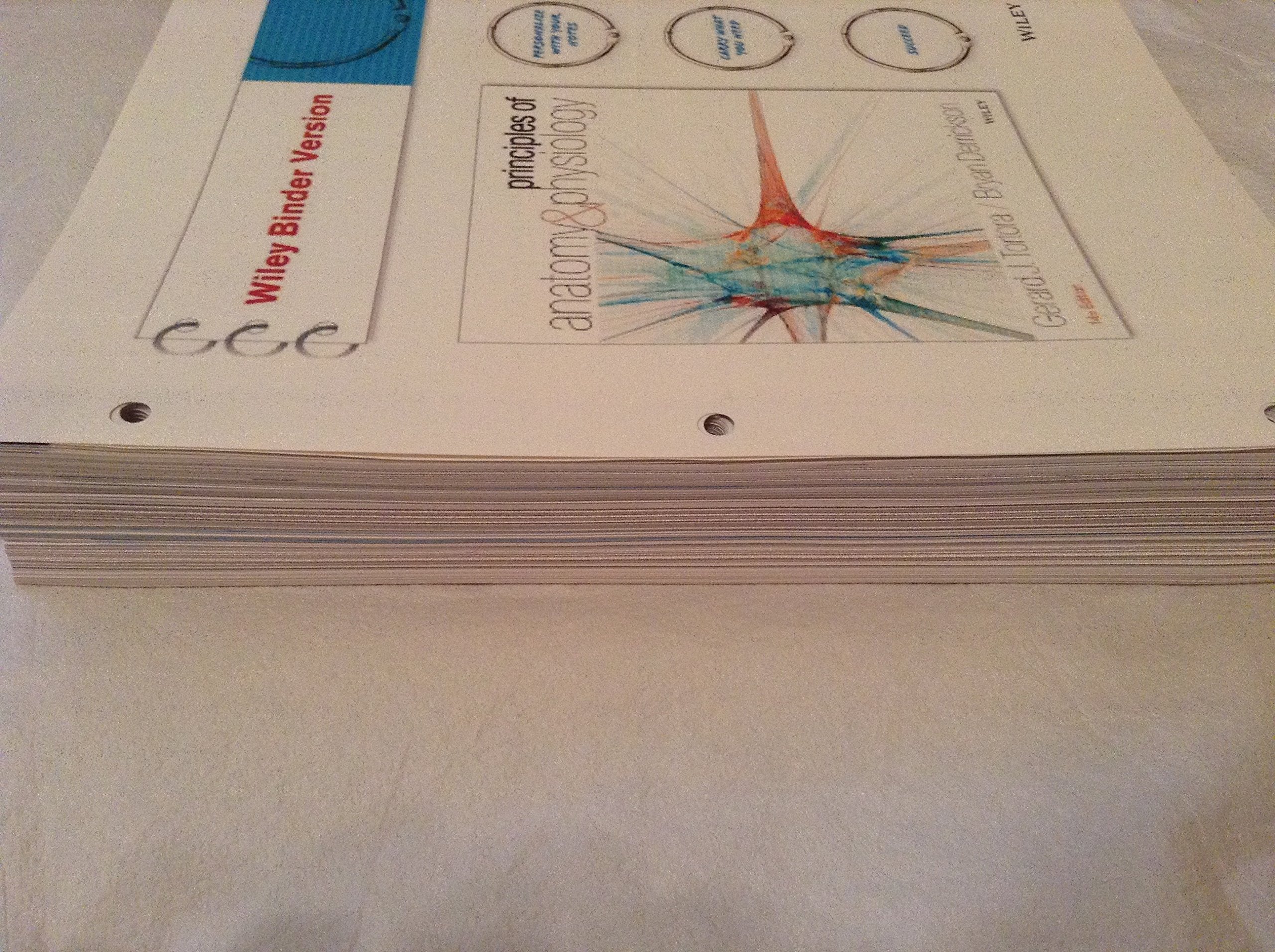 Principles of Anatomy and Physiology 14e Binder Ready Version with Atlas of the Skeleton 3e Set,New