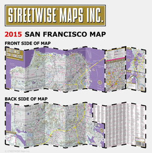 Streetwise San Francisco Map  Laminated City Center Street Map of San Francisco, California  Folding pocket size travel map wi,Used