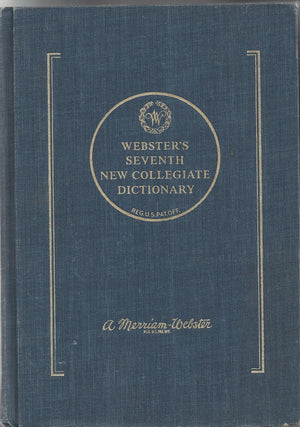 Webster's Seventh New Collegiate Dictionary,Used