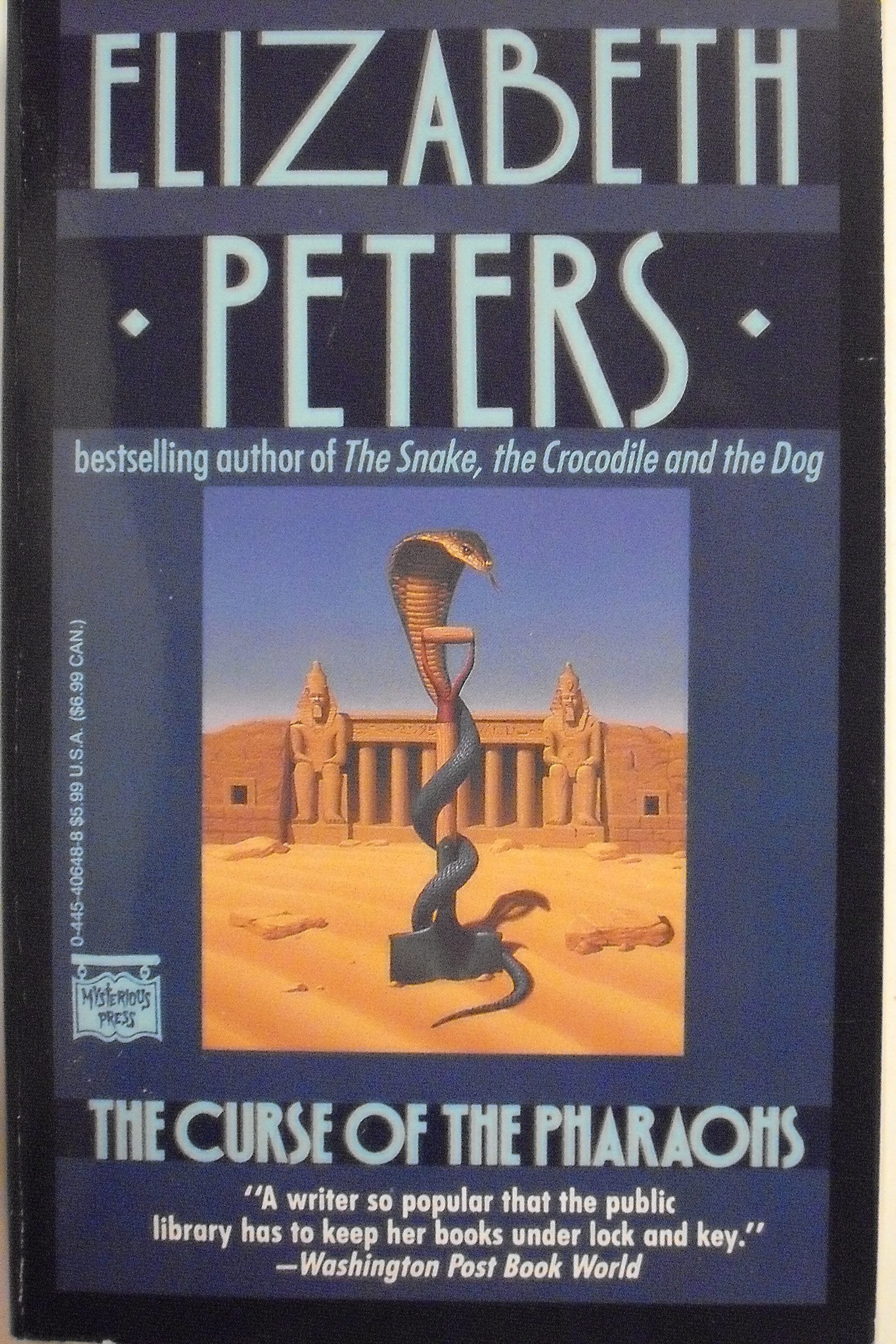 The Curse of the Pharaohs (Amelia Peabody, Book 2),Used