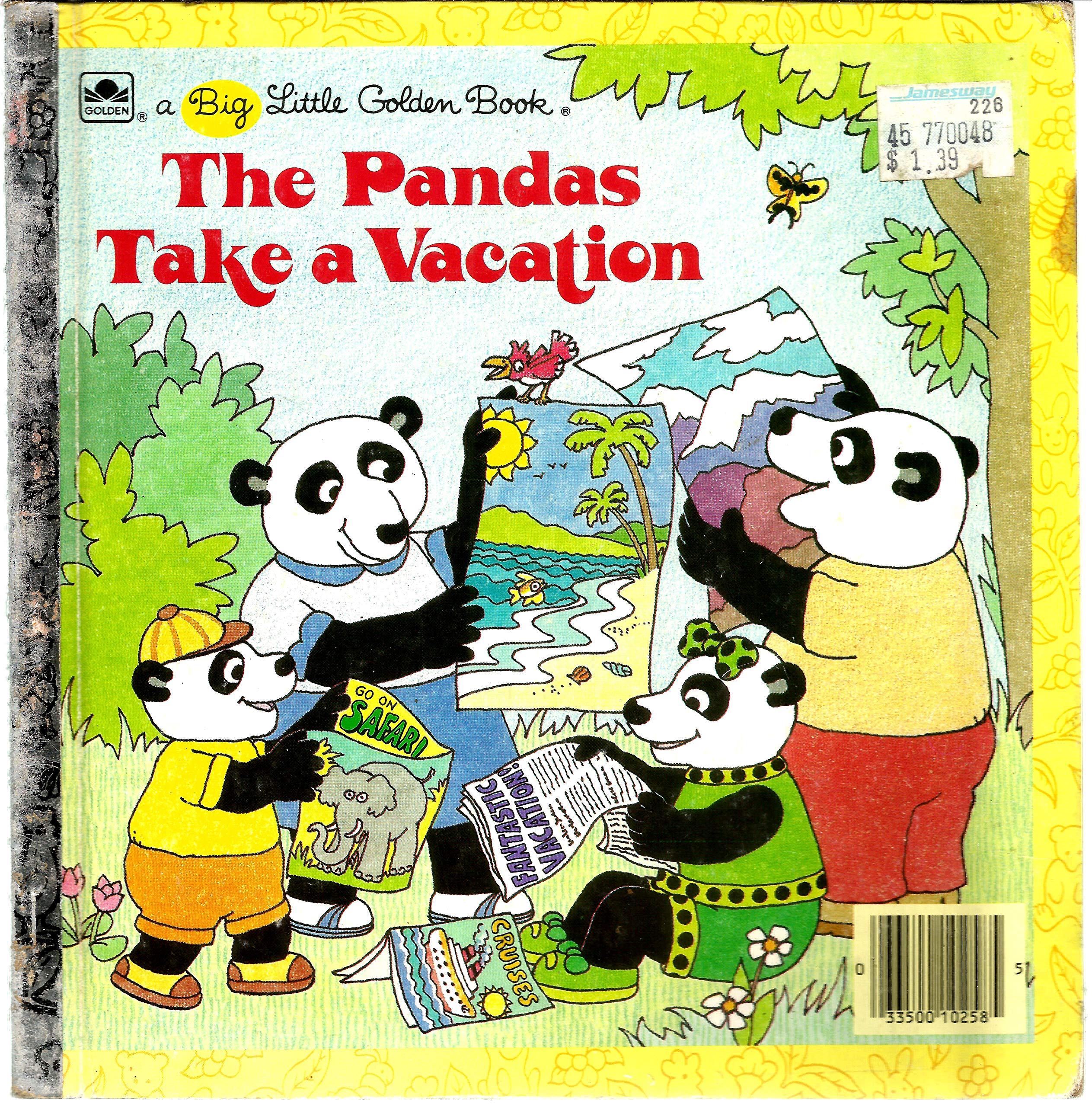 The Pandas take a vacation (A Big little golden book),Used