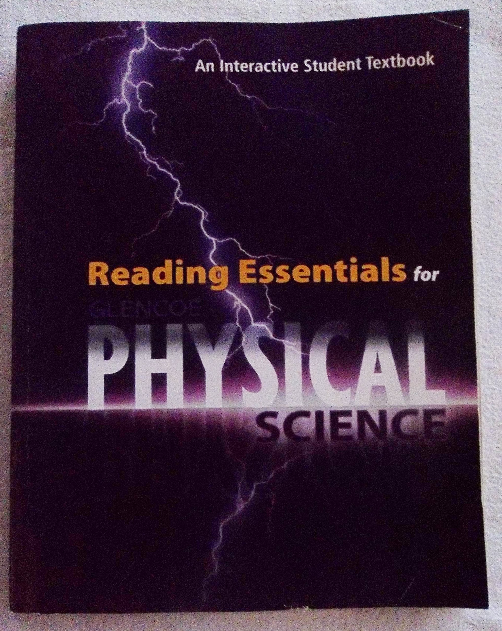 Glencoe Physical Science, Reading Essentials, Student Edition,New