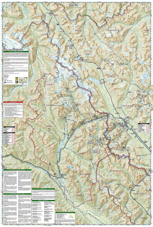 Banff North Map [Banff and Yoho National Parks] (National Geographic Trails Illustrated Map, 901),New