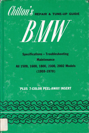 Chilton's repair and tuneup guide for the BMW,Used