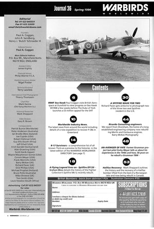 Warbirds Worldwide 36,Used