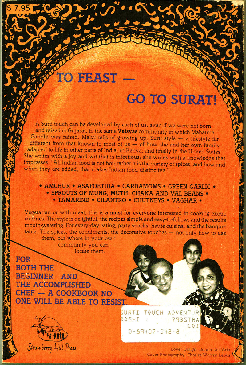 A Surti Touch: Adventures In Indian Cooking,Used