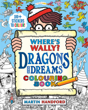 Where's Wally? Dragons and Dreams Colouring Book,Used
