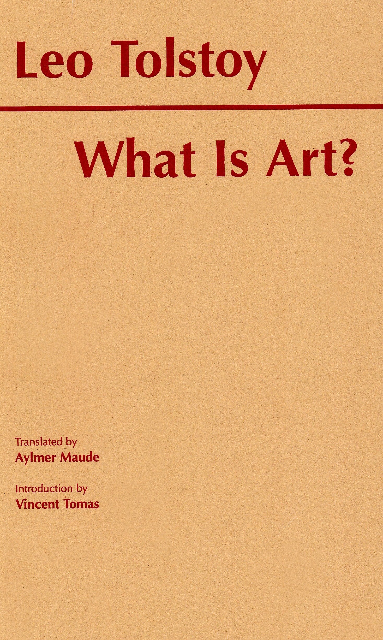 What Is Art?,Used