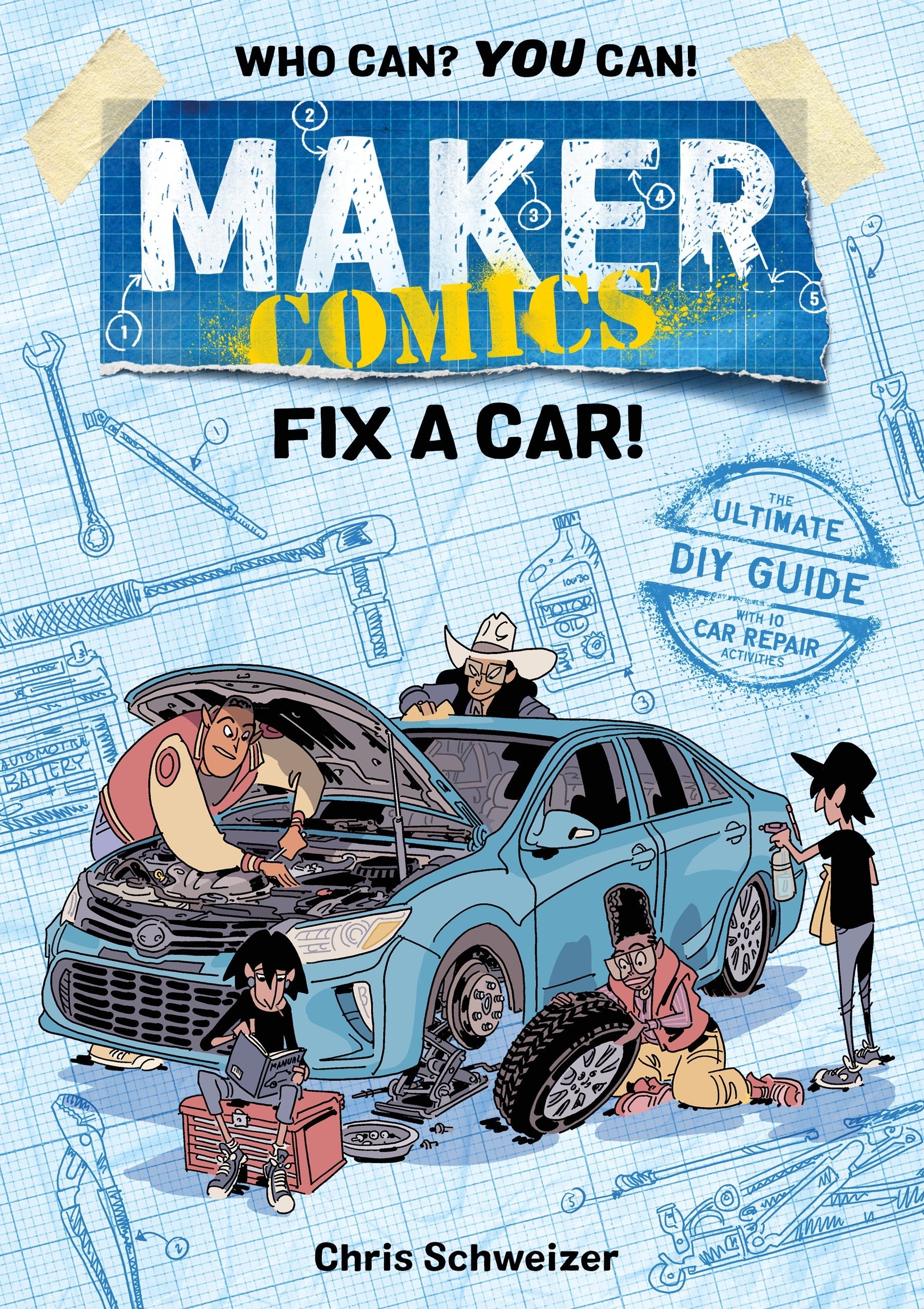 Maker Comics: Fix a Car!,Used