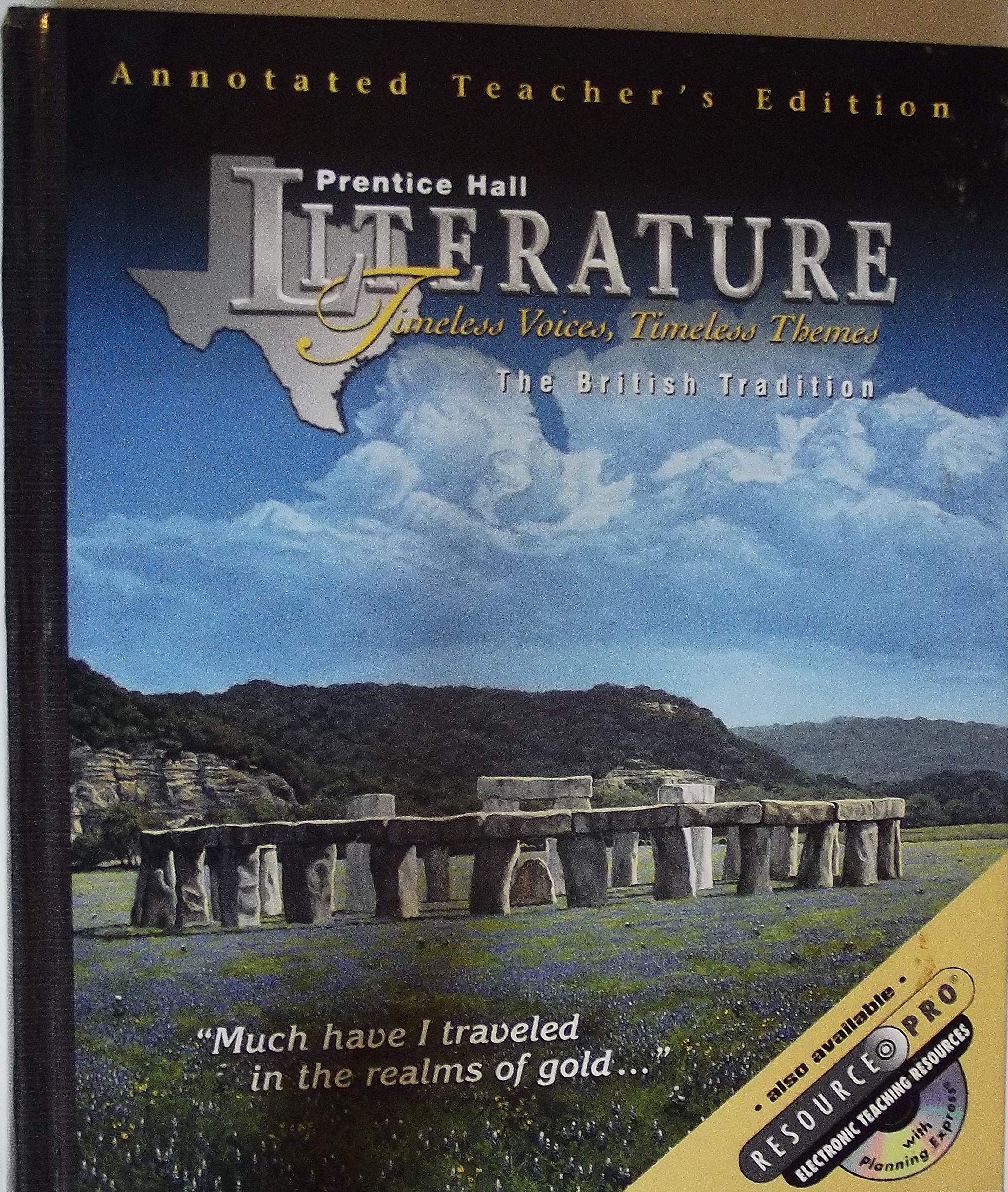 Prentice Hall Literature Timeless Voices, Timeless Themes The British Tradition Texas Collector's Ed,Used