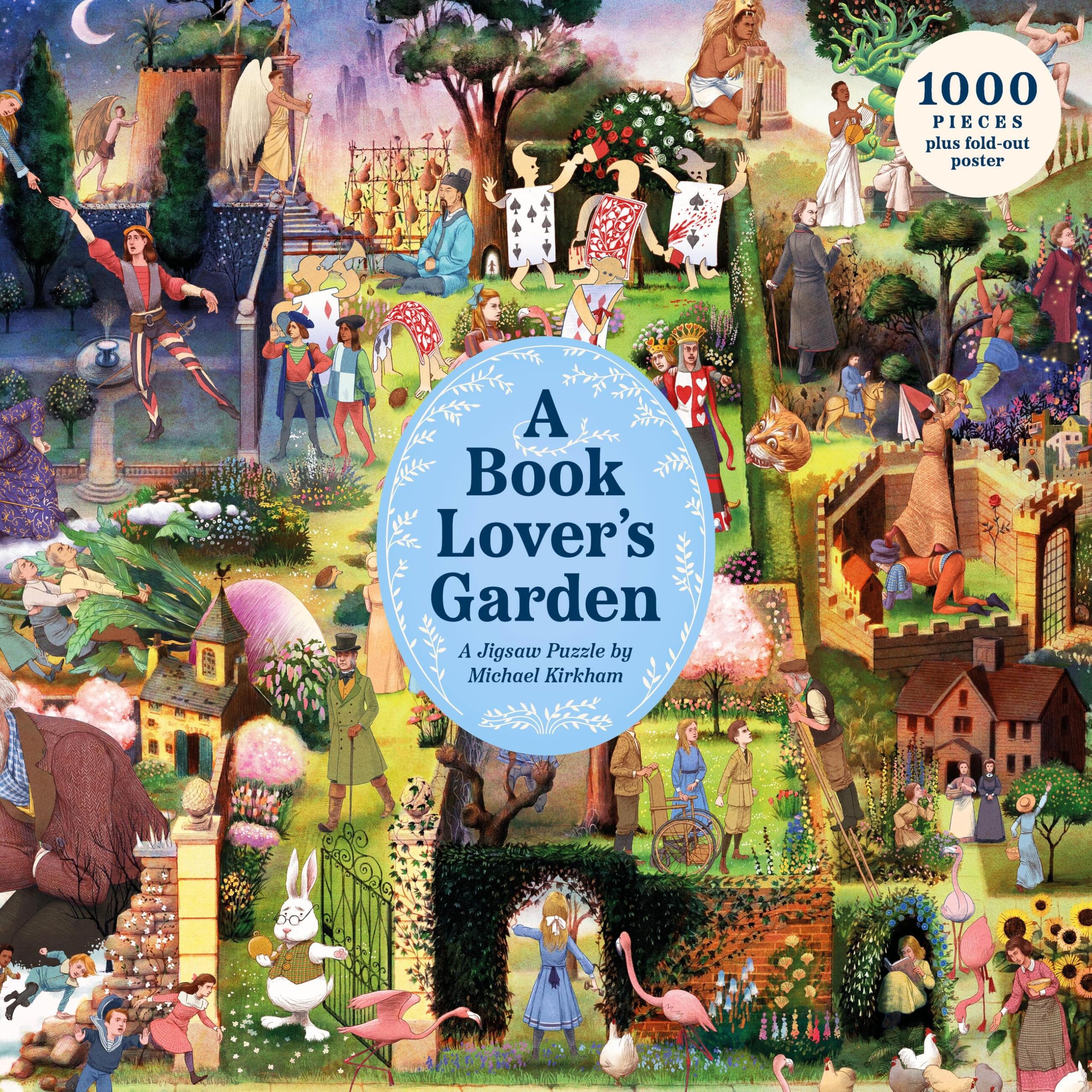 A Book LoverS Garden 1000 Piece Puzzle