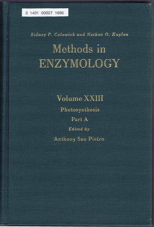 Photosynthesis, Part A (Volume 23) (Methods in Enzymology, Volume 23),Used