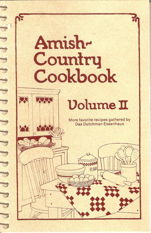 Amish Country Cookbook, Vol. 2,Used