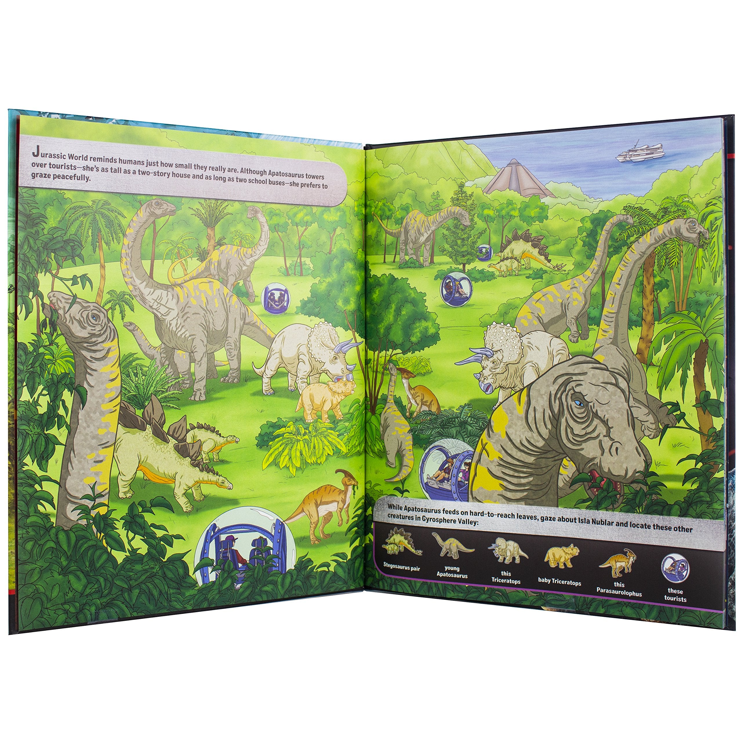 Jurassic World Look and Find Activity Book  PI Kids,Used