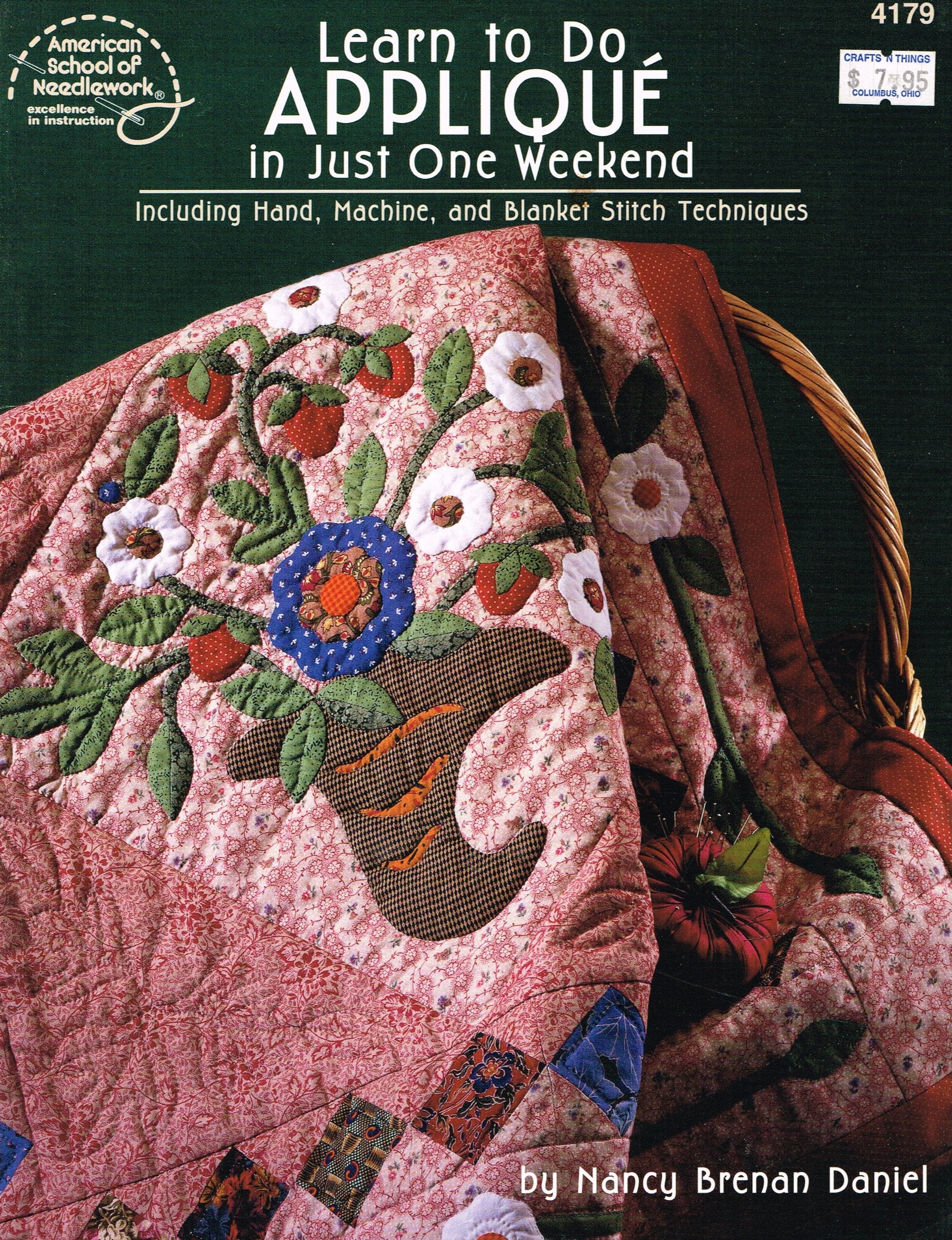 Learn to do Applique in Just One Weekend,Used