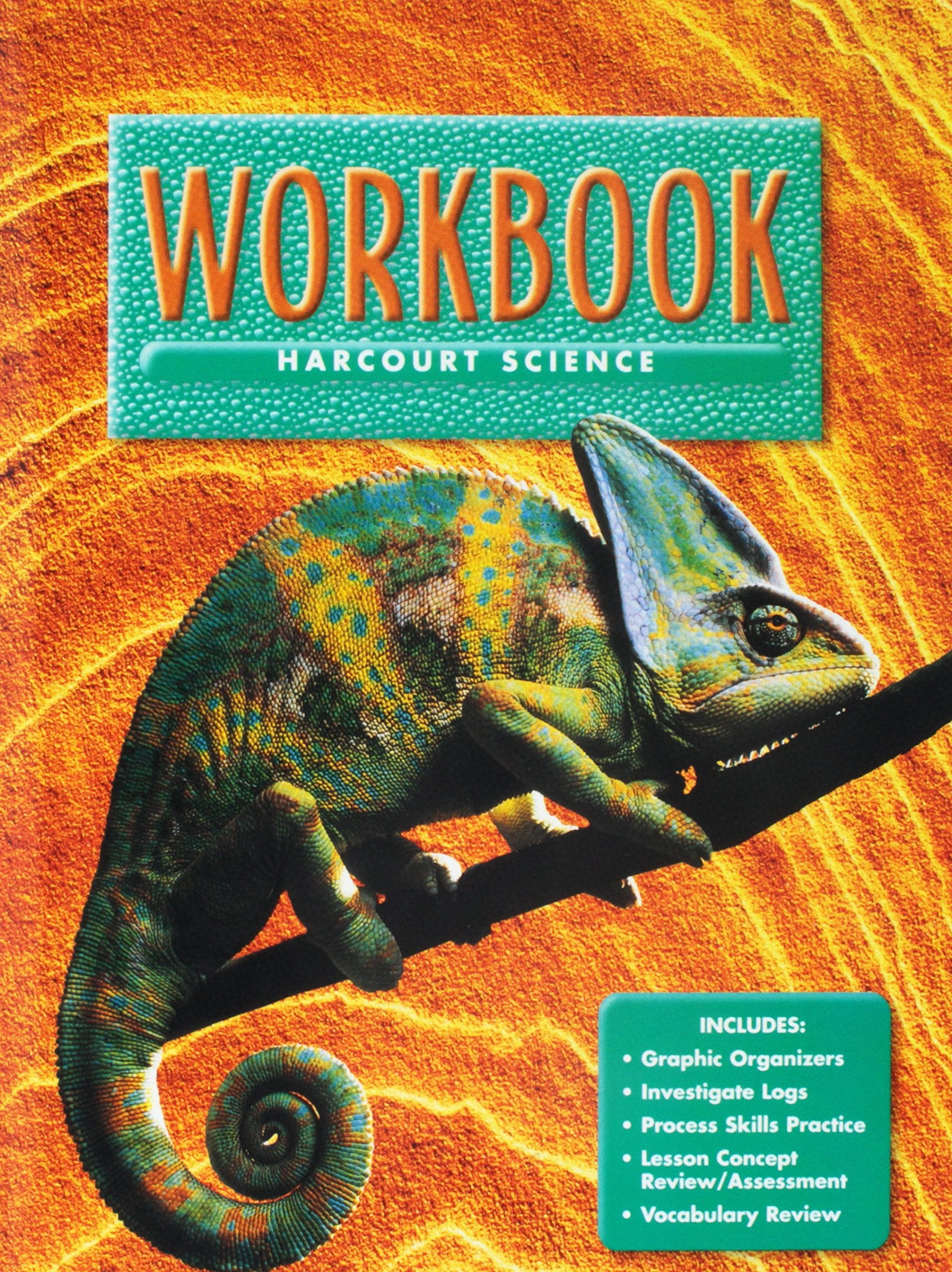 Harcourt Science Grade 4 Units AF Workbook,Used