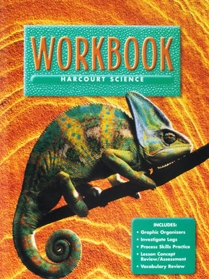 Harcourt Science Grade 4 Units AF Workbook,Used