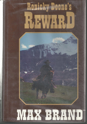 Ronicky Doone's Reward (G K Hall Large Print Book Series),Used