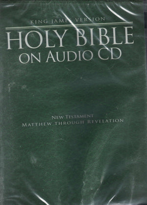 King James Version Holy Bible on MP3 audio CD(New Testament) by Braun media (20081001)