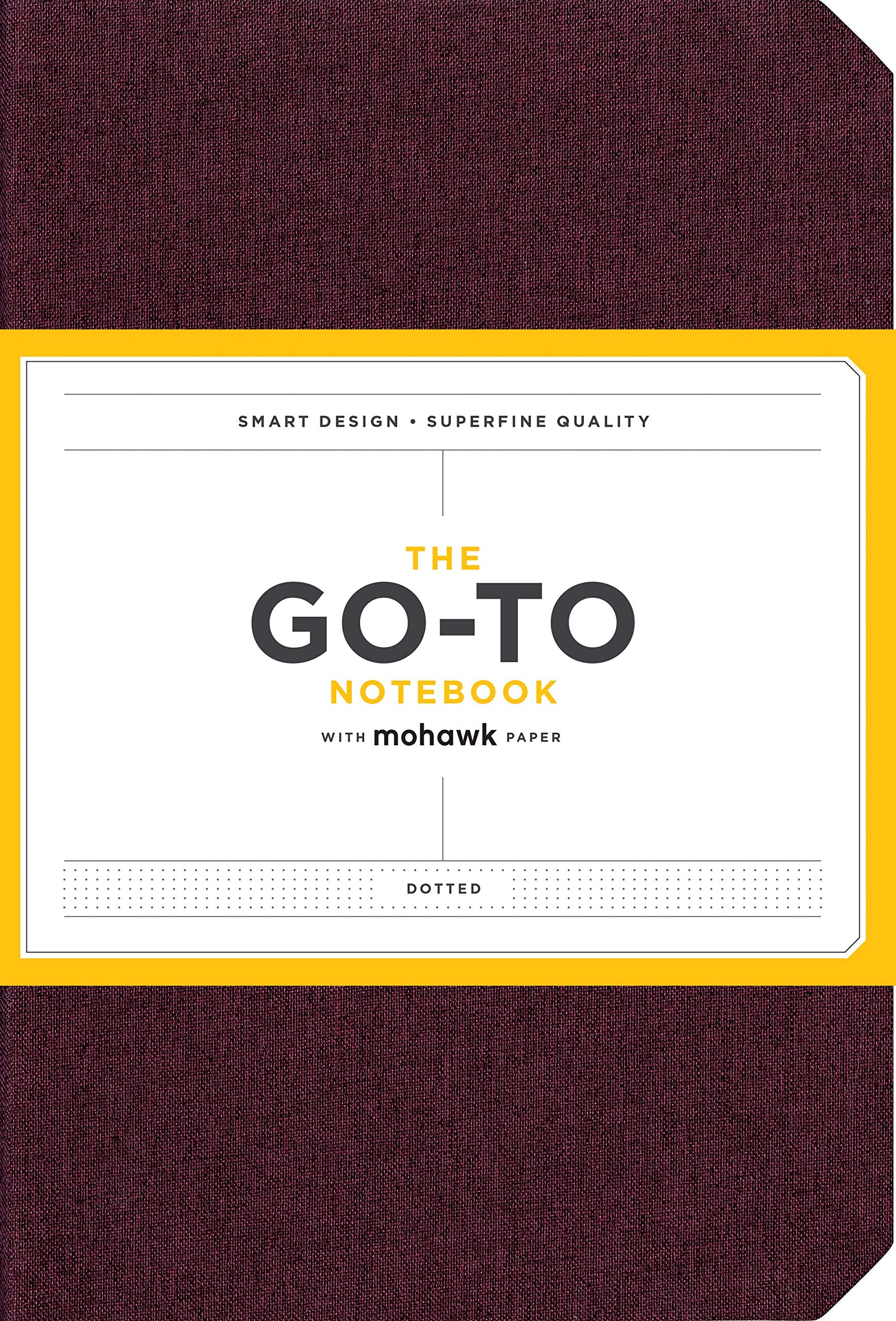 Goto Notebook With Mohawk Paper, Mulberry Wine Dotted: (Blank Dotted Journal To Inspire Creativity And Productivity, Writing, O