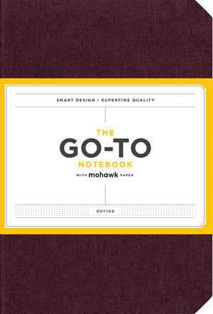 Goto Notebook With Mohawk Paper, Mulberry Wine Dotted: (Blank Dotted Journal To Inspire Creativity And Productivity, Writing, O
