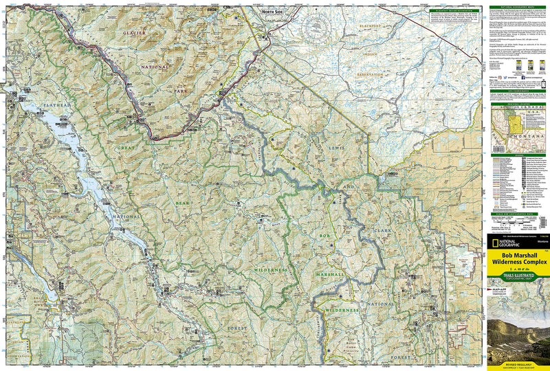 Bob Marshall Wilderness Map (National Geographic Trails Illustrated Map, 725),New