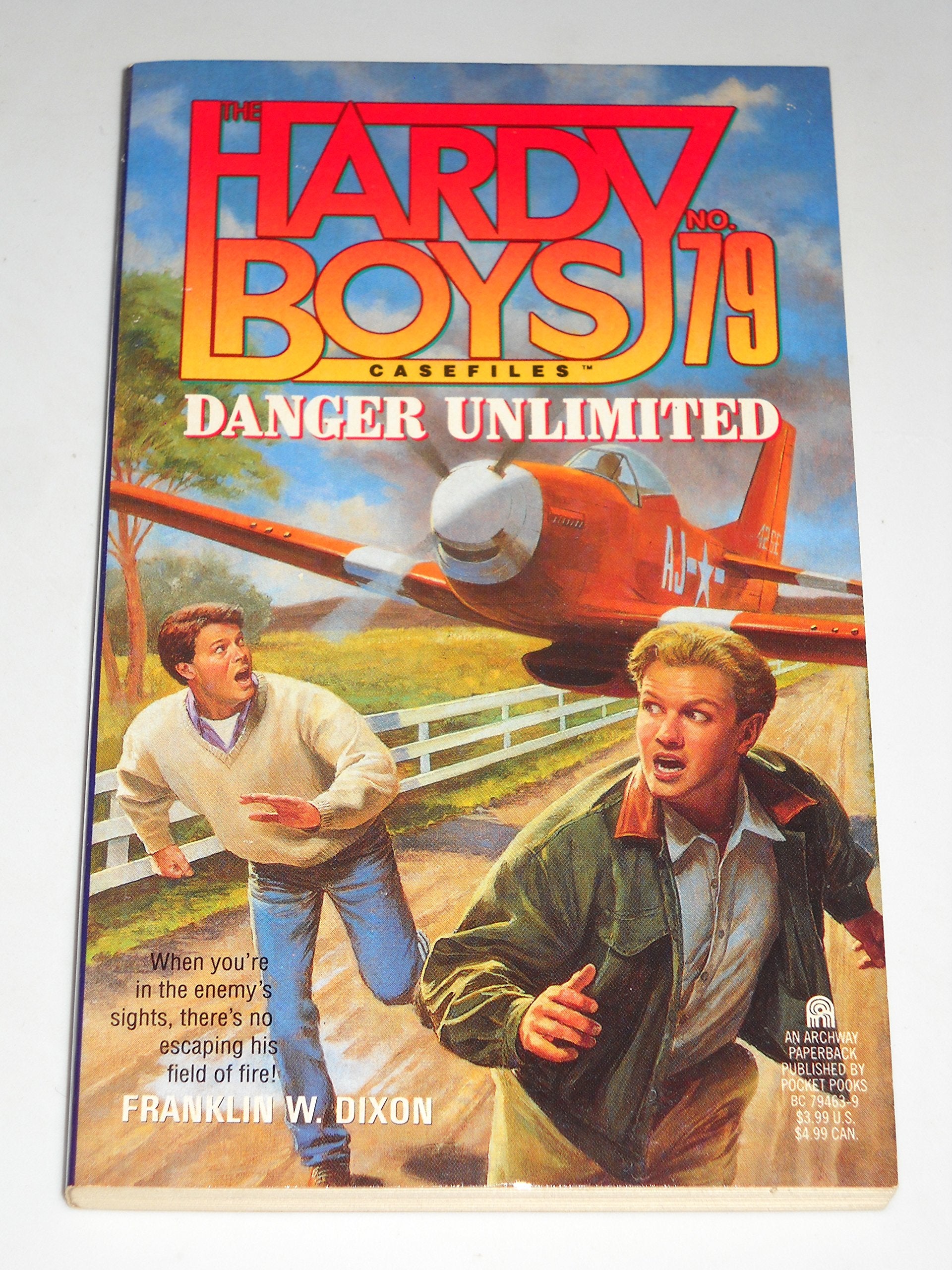 Danger Unlimited (Hardy Boys Casefiles No. 79)-used
