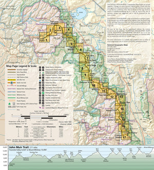 John Muir Trail Topographic Map Guide (National Geographic Topographic Map Guide) (National Geographic Topographic Map Guide, 10