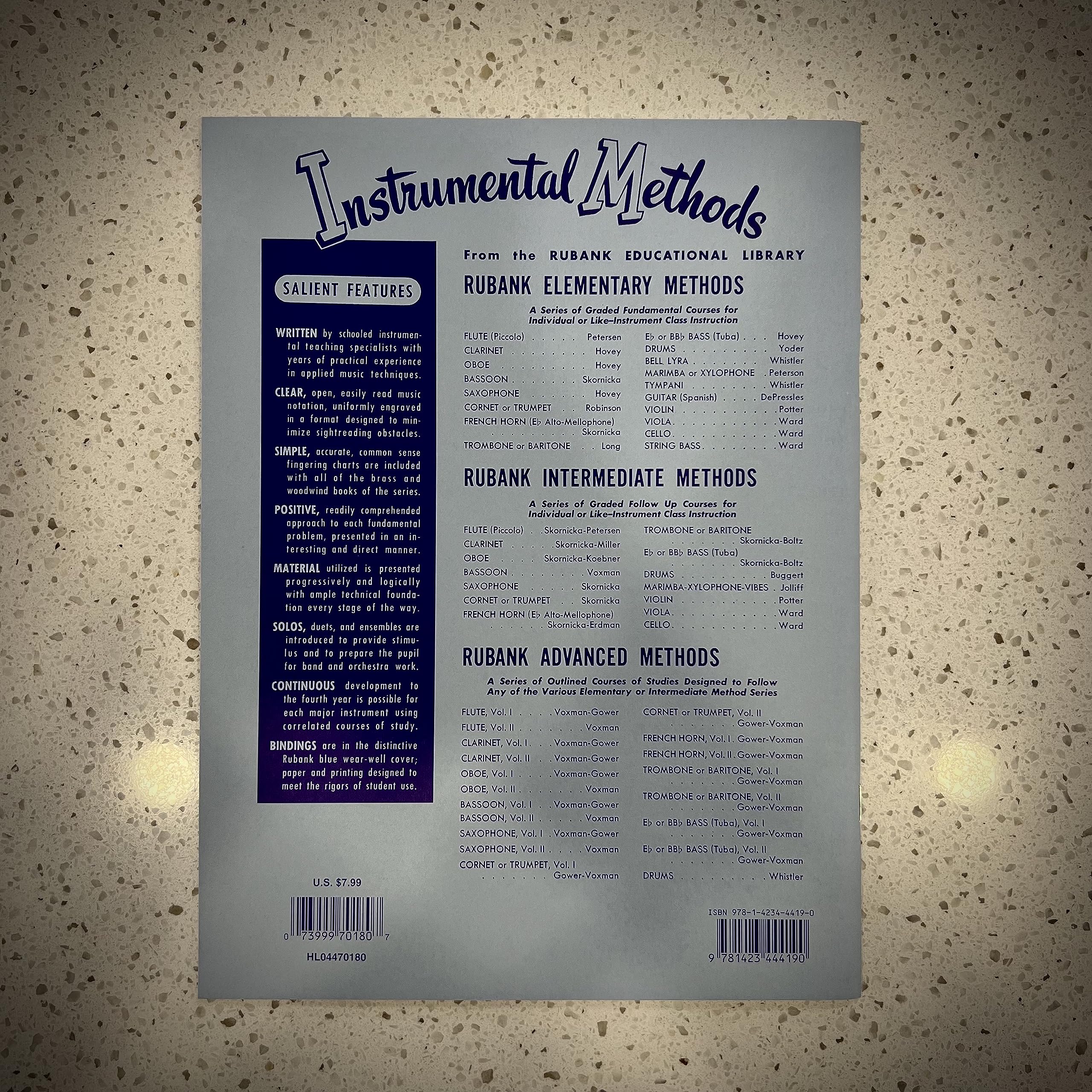 Rubank Intermediate Method  Cornet or Trumpet (Rubank Educational Library),Used