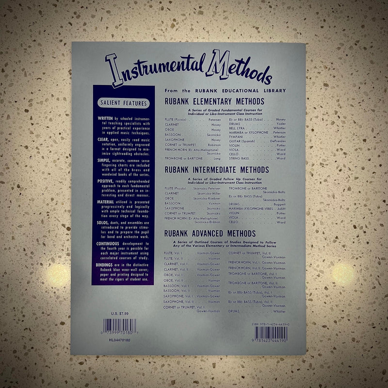 Rubank Intermediate Method  Cornet or Trumpet (Rubank Educational Library),Used