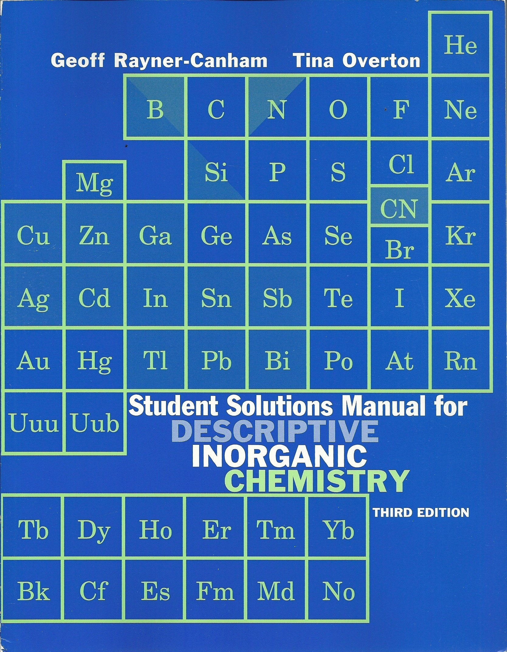 Student Solution Manual: for Descriptive Inorganic Chemistry 3e,Used