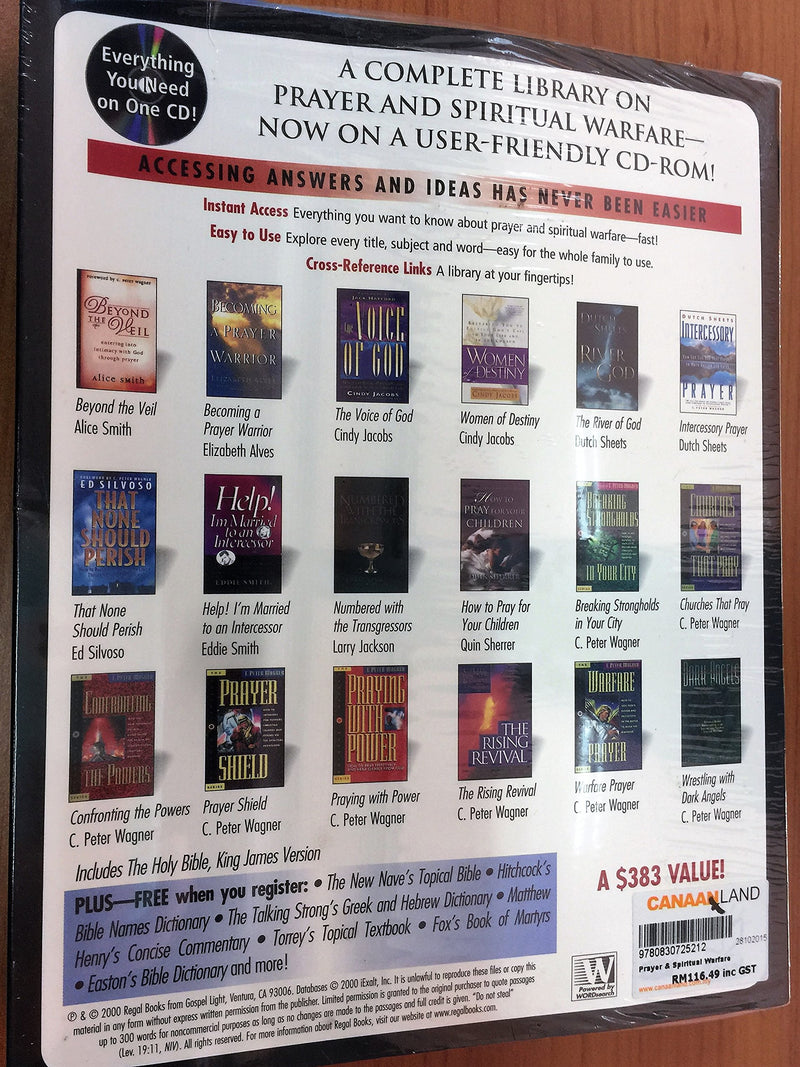 Prayer & Spiritual Warfare: Reference Library,Used