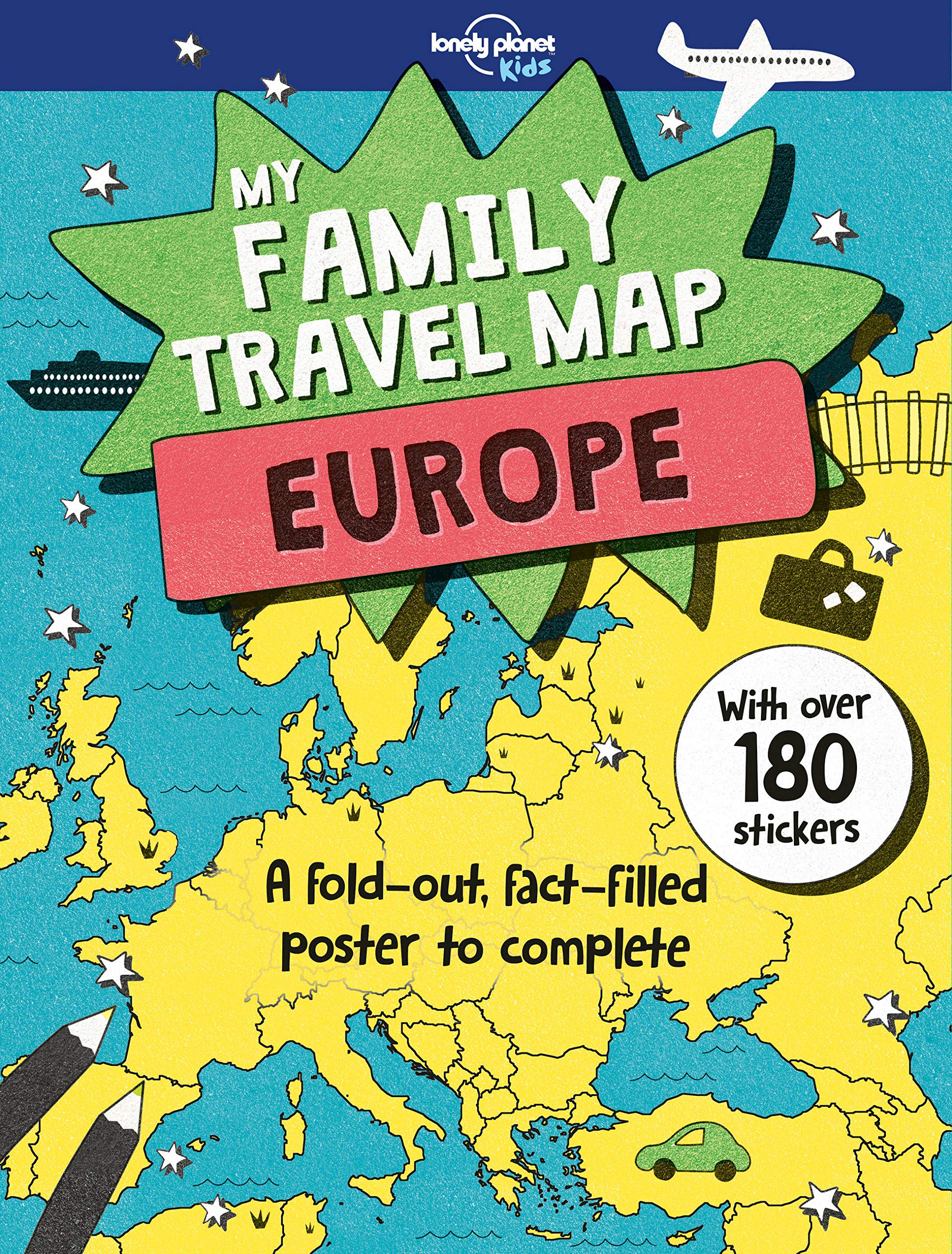 Lonely Planet Kids My Family Travel Map  Europe 1
