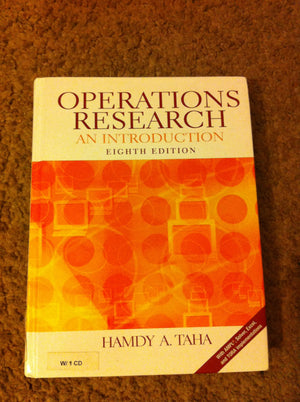 Operations Research: An Introduction,New