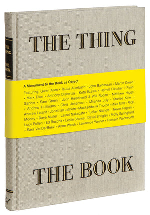 The Thing The Book: A Monument To The Book As Object